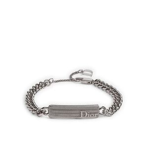 Christian Dior Men Dior Guilloche Chain ??Bracelet